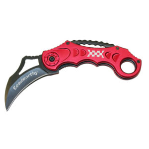 Couteau roadworthy - Rouge noir