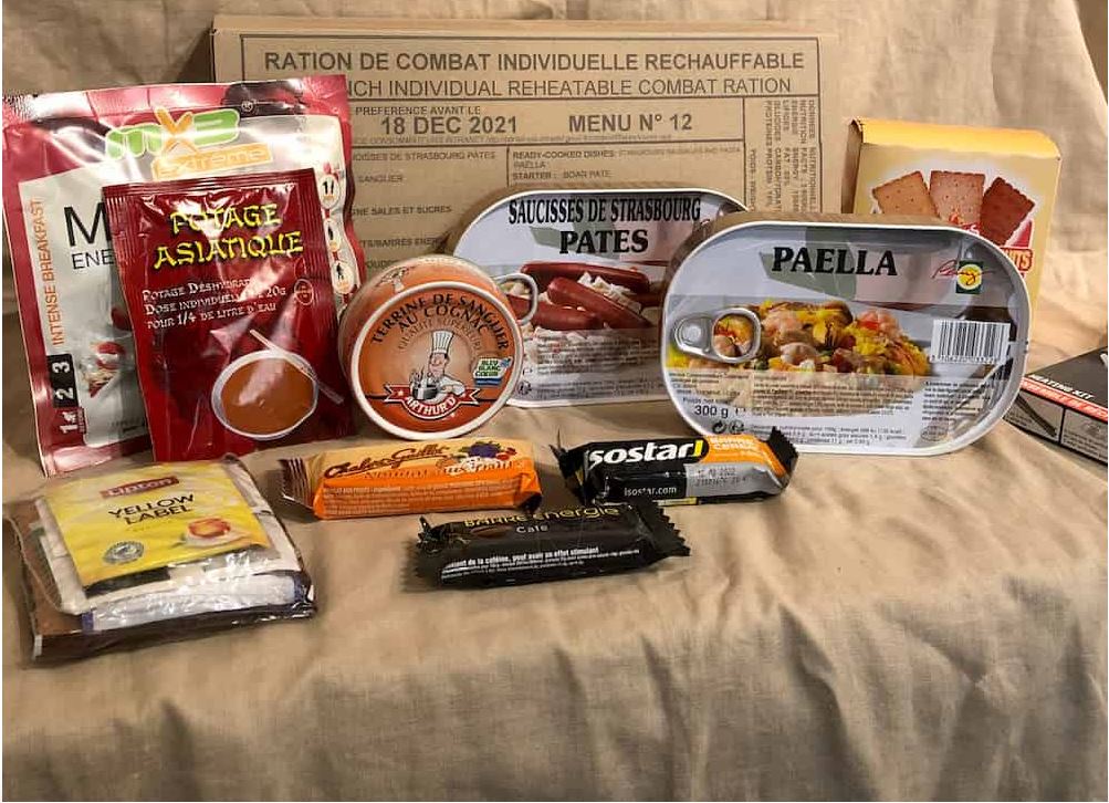 Ration militaire 24h pour survie, survivalisme et urgence – RATION-M