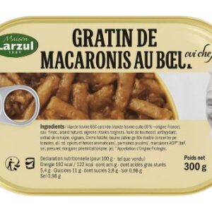 Gratin de macaronis au bœuf