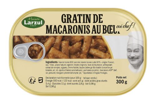 Gratin de macaronis au bœuf