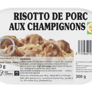 Risotto de port aux champignons