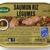 Saumon riz légumes