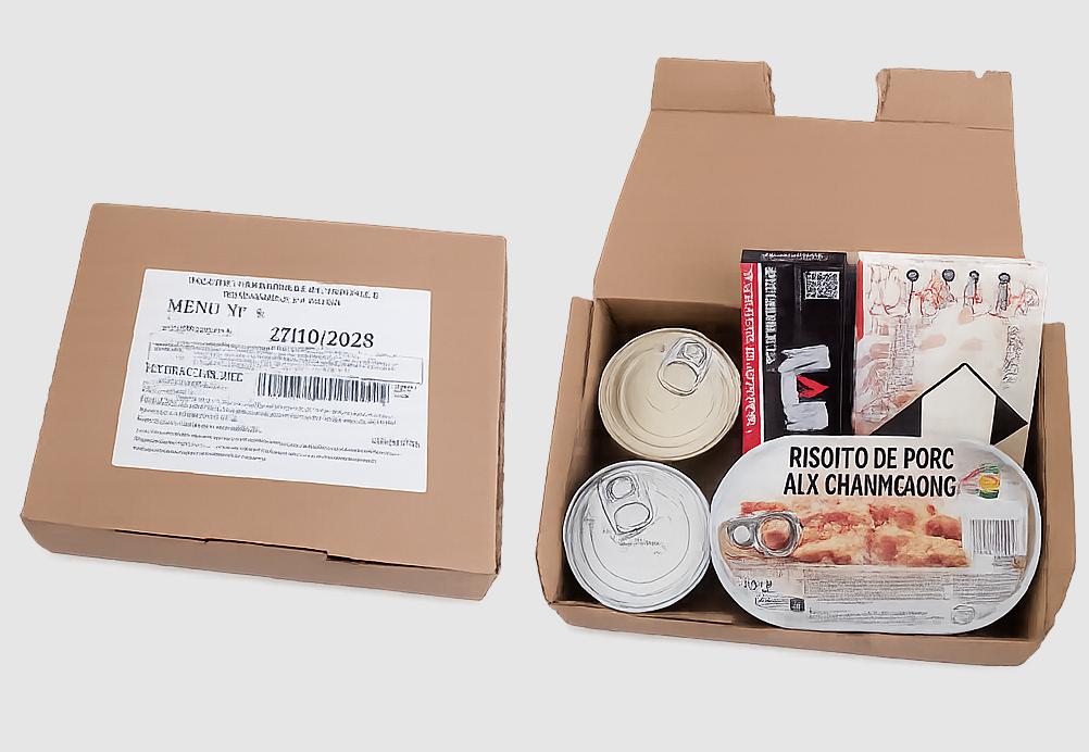 Ration Militaire 8h / 1 repas – Énergie & Survie, longue conservation
