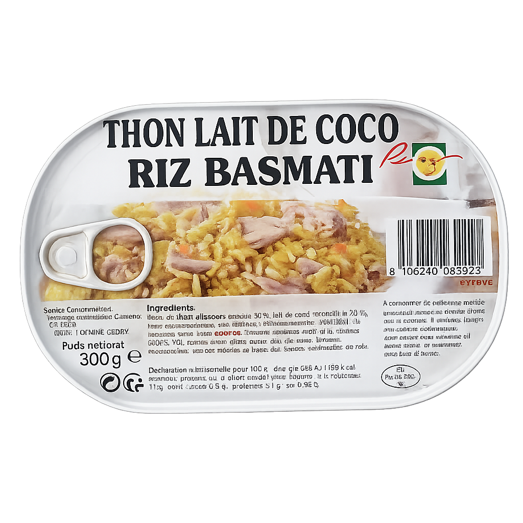 Thon au lait de coco
