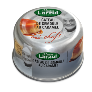Gâteau de semoule au caramel Larzul 120 g