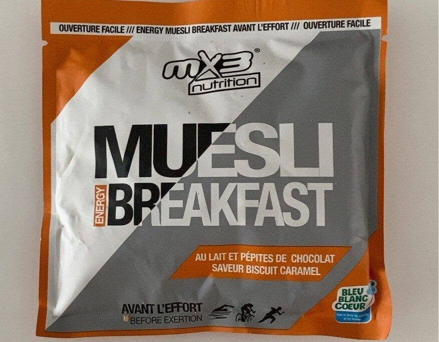 muesli chocolat biscuit caramel MX3